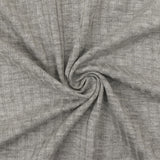 1 Yard Heather Simple Gray Rib Knit Lightweight, Opaque, Soft Hand Ideal for Apparel, 62" Wide