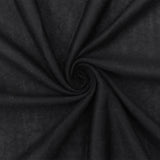 1 Yard Casino Black Solid Stretch Rayon Tissue Jersey Knit Fabric 58 Inches
