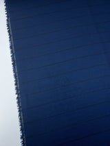 Blue Black Stretch Twill Fabric
