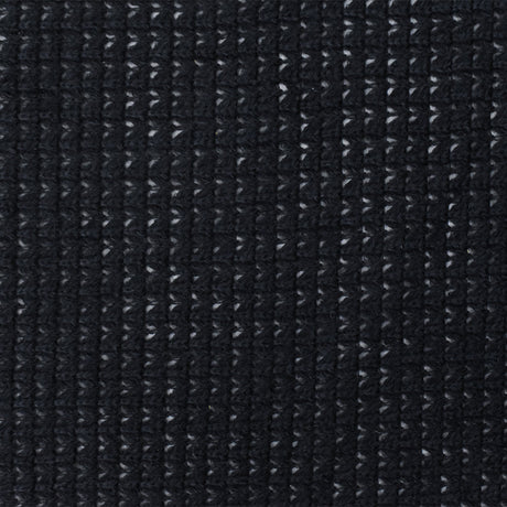 1 Yard Black Solid Stretch Poly Blend Thermal Sweater Knit Fabric 58" Width