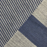 Pure Linen Yarn-Dyed Stripe Indigo