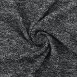 1 Yard Black Gray Texture Stretch Poly Spandex Jersey Knit Fabric 56" Width