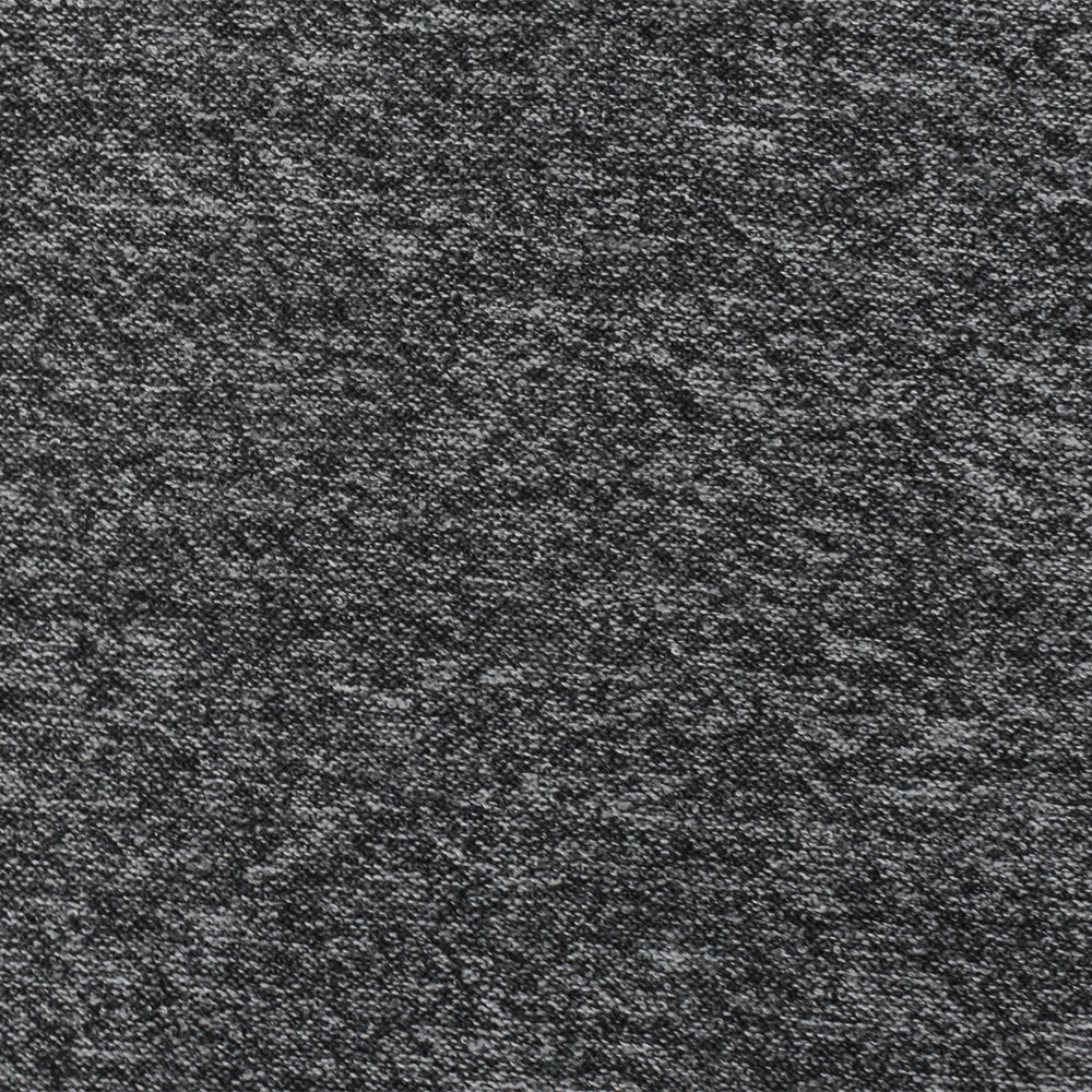 1 Yard Black Gray Texture Stretch Poly Spandex Jersey Knit Fabric 56" Width