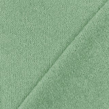 1 Yard Sugar Cream Green White Textured Stretch Polyester Jersey Knit Fabric 59 Inches Width