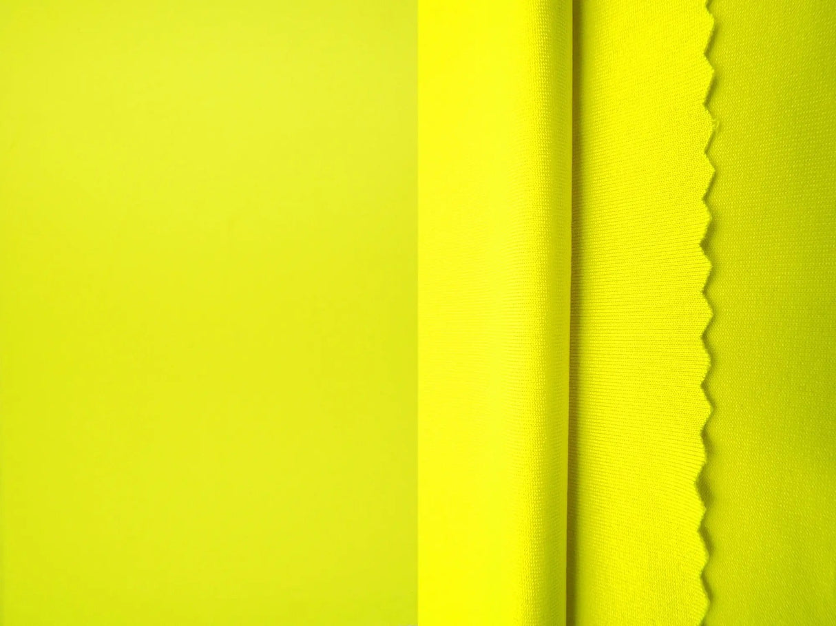 1 Yard Solid Activewear Stretch Knit Fabric 240 GSM, 58/60? Wide Polyester Spandex Blend