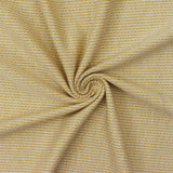 1 Yard Earth Yellow & White Textured Stripe Stretch Jersey Knit Fabric for Activewear, 60" Wide