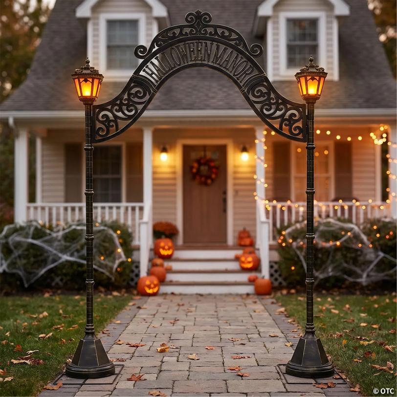 97" Halloween Manor Archway Halloween Prop
