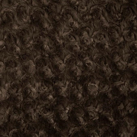 Faux Fur Fabric Swirl Rosebud 60" Wide
