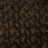 Swirl Rosebud Faux Fur Fabric - 100 Percent Polyester Faux Fur Fabric, Rose Pattern, 60" Width, 11 MM Pile Length (1 Yard)