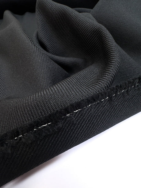 Black Polyester Twill