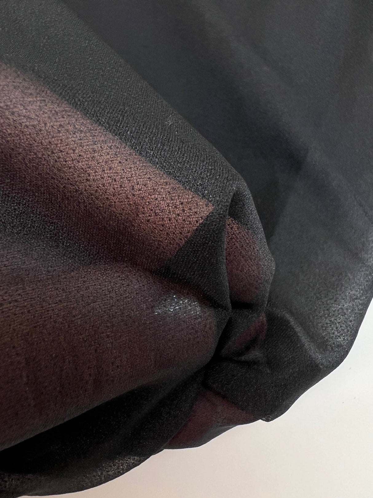 Black Stretch Polyester Interlining