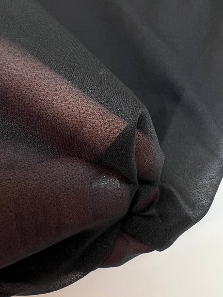 Black Stretch Polyester Interlining