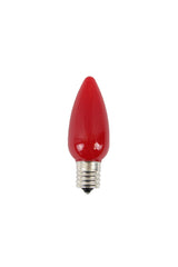 C9 Wonderful LED SMD Bulb (25 bulbs/bag) - Frosted, Red
