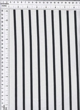 1 Yard DTY Vertical Stripe Knit Fabric, 58/60? Wide Polyester Spandex Blend