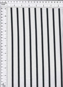 1 Yard DTY Vertical Stripe Print Knit Fabric, 58/60″ Wide Polyester Spandex Blend
