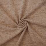 1 Yard Tan Beige Polyester Spandex Slub Jersey Knit Fabric Stretch 54 Inches Wide