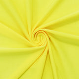 1 Yard Yellow Polyester Spandex Stretch Activewear Knit Fabric 58 Inches Wide