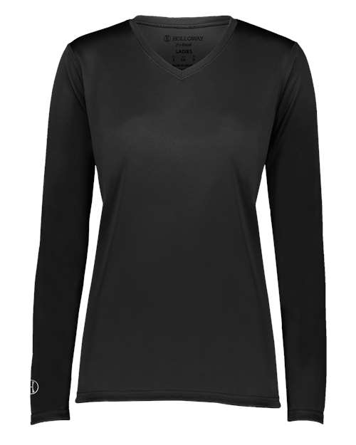Holloway Women's Momentum Long Sleeve V-Neck T-Shirt