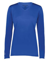 Holloway Women's Momentum Long Sleeve V-Neck T-Shirt