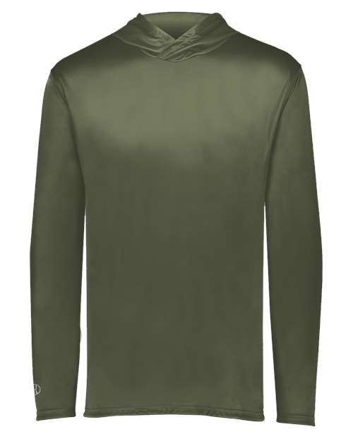Holloway Men's Momentum Hooded Long Sleeve T-Shirt