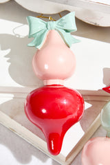 5.25" Pink Pop Finial Ornament