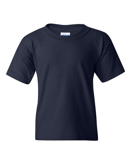 Gildan® Youth Heavy Cotton Short Sleeve Crewneck T Shirt for Boys and Girls