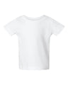 RADYAN® Infant Short Sleeve Crewneck Cotton Jersey Tee - 3401