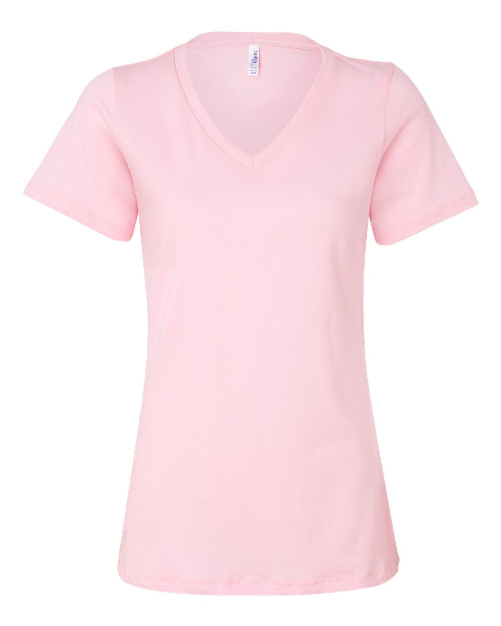 BELLA + CANVAS® Women’s Jersey Relaxed Short Sleeve V-Neck T-Shirt