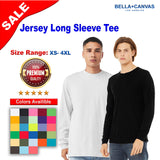 BELLA + CANVAS® Unisex Jersey Crewneck Long Sleeve Tee