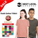 Next Level® Youth Cotton Crewneck Short Sleeve T-Shirt