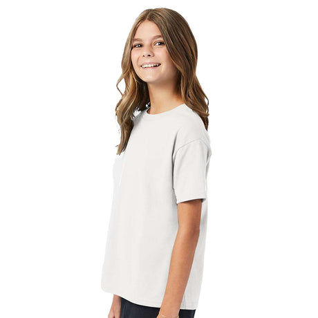 Hanes EcoSmart youth cotton crewneck short sleeve T-shirt