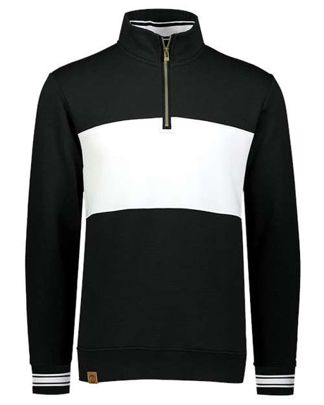 Men's All-American Fleece Colorblocked Quarter-Zip Sweatshirt