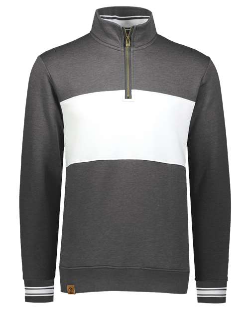 Men's All-American Fleece Colorblocked Quarter-Zip Sweatshirt