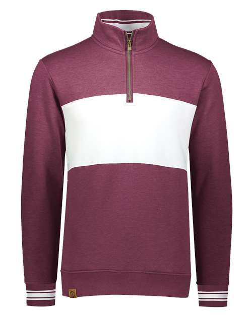 All-American Fleece Colorblocked Quarter-Zip Sweatshirt