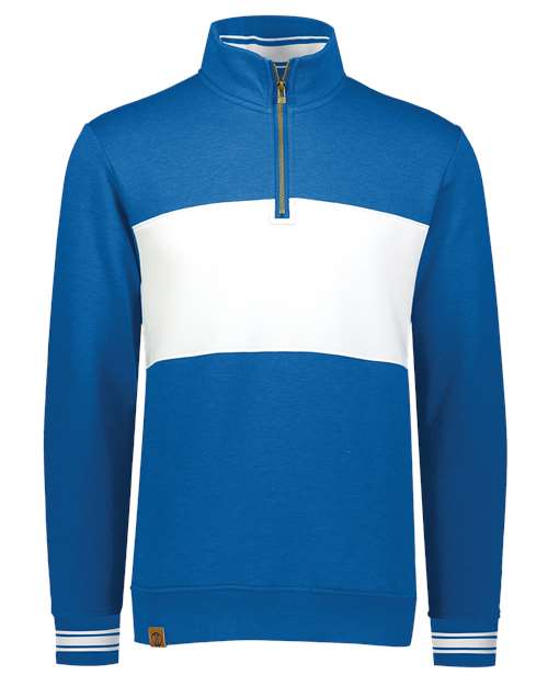 All-American Fleece Colorblocked Quarter-Zip Sweatshirt