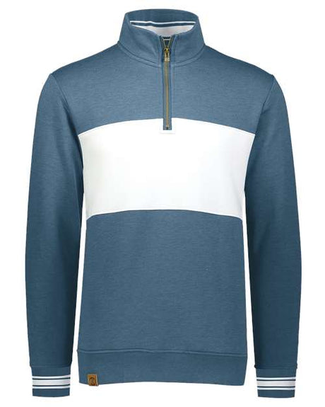 Men's All-American Fleece Colorblocked Quarter-Zip Sweatshirt