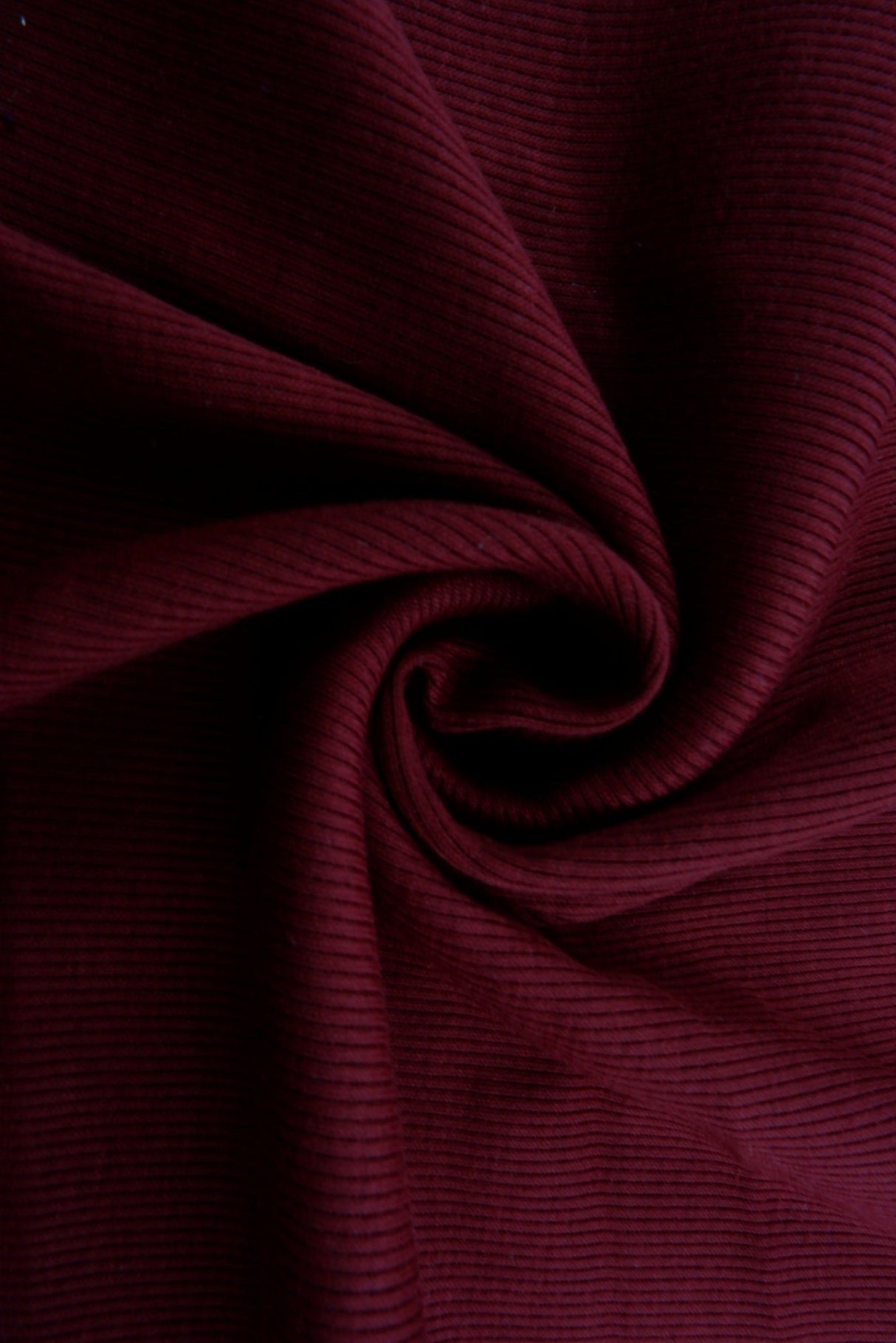Rib Solid Stretch Knit Fabric