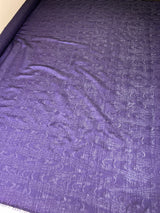 Polyester Jacquard Fabric Purple Shade