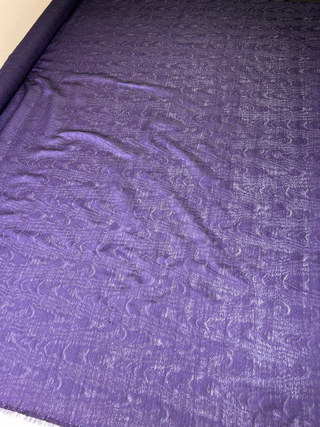 Polyester Jacquard Fabric Purple Shade