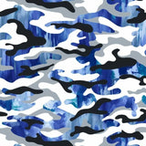 Printed Spandex Painted Camouflage Fabric