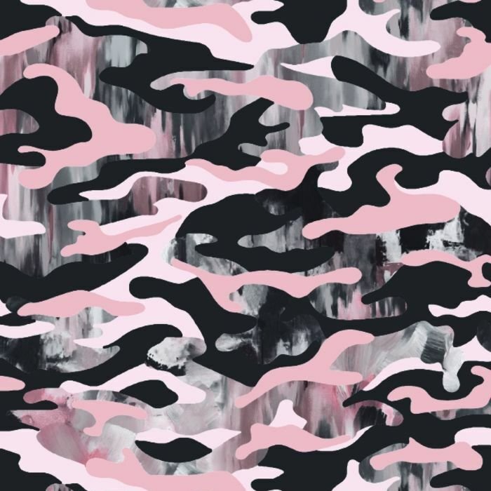 Printed Spandex Painted Camouflage Fabric