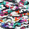 Printed Spandex Painted Camouflage Fabric