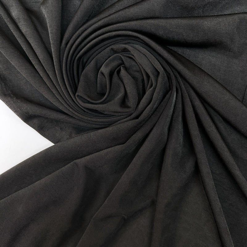 Black Moiré Knitted Lining