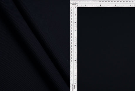 Rib Solid Stretch Knit Fabric