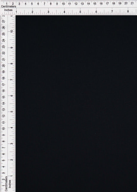 Rib Solid Stretch Knit Fabric