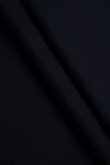Rib Solid Stretch Knit Fabric