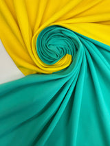 Polyamide Elastane Knitted Fabric Yellow Blue