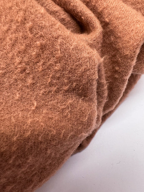 Wool Tweed Twill Brown-Orange