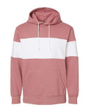 Sudadera clásica con capucha y bloques de color de forro polar
