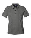 Devon & Jones® Women's Crownlux Performance Geo Polo Moisture Wicking Stretch Top